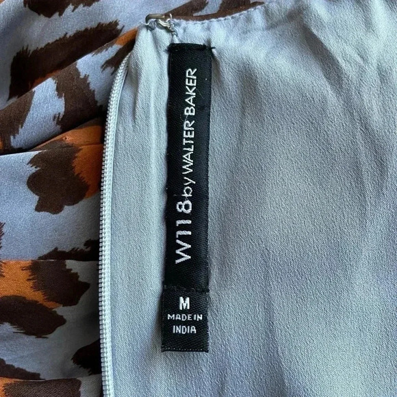 W118 by Walter Baker women’s size medium leopard print mini dress - Picture 4 of 9